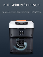 10L Portable Electric Cooler & Warmer Car Fridge with Digital Display 12V/240V Dual Power for Camping Road Trips & Home Office Black