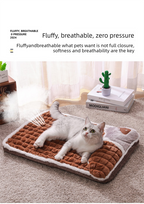 Thickened Pet Sofa Bed XL Size 75x45cm Green Dog Mat with Integrated Pillow Soft Washable Sleeping Pad for Dogs and Cats All Season Comfort