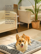 Thickened Soft Pet Bed Mat XL Size Grey Extra Large Dog Sleeping Pad Washable Cushion for Large Breeds and Multi-Pet Use All Season