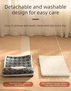 Thickened Soft Pet Bed Mat XL Size Coffee-milk Extra Large Dog Sleeping Pad Washable Cushion for Large Breeds and Multi-Pet Use All Season