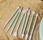 207 Pieces Cake Decorating Kit with Nordic Blue Revolving Turntable Icing Tips and Spatulas Complete Baking Tool Set