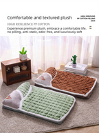 Thickened Pet Sofa Bed XXL Size 100x70cm Coffee Dog Mat with Integrated Pillow Soft Washable Sleeping Pad for Dogs and Cats All Season Comfort