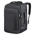 Black Expandable 17-Inch Laptop Travel Backpack with USB Port - Durable TSA Friendly Carry-on Luggage Bag