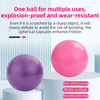 Purple Professional Pilates Ring & Yoga Ball Set - Multipurpose Home Fitness Equipment for Whole-Body Core Training & Pelvic Floor Strengthening