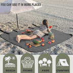 Grey Waterproof Towel Car Back Seat Cover - Universal Non-Slip Sweat-Absorbent Bucket Seat Protector for Gym Fitness and Beach
