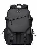 Black Professional Business and Travel Backpack | Large Capacity 15.6 Inch Laptop Compartment | Water-Resistant Functional Design