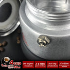 High Pressure Electric Moka Coffee Maker/Cafeteria Espresso 4Cup PC & Aluminum Moka Coffee Pot