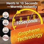 2200W Graphene Floor Electric Heater – Fast Heating, Energy-Efficient, Portable Indoor Heater