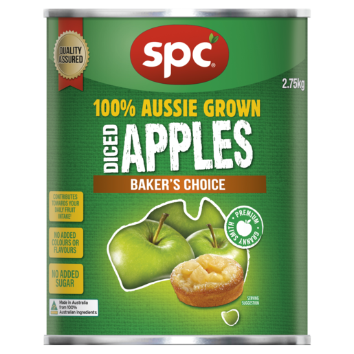 3 X Spc Pie Apple Sliced Granny Smith BakerS Choice 2.75Kg