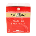 12 X 10 Twinings Tea Bags Enveloped English Breakfast (120)