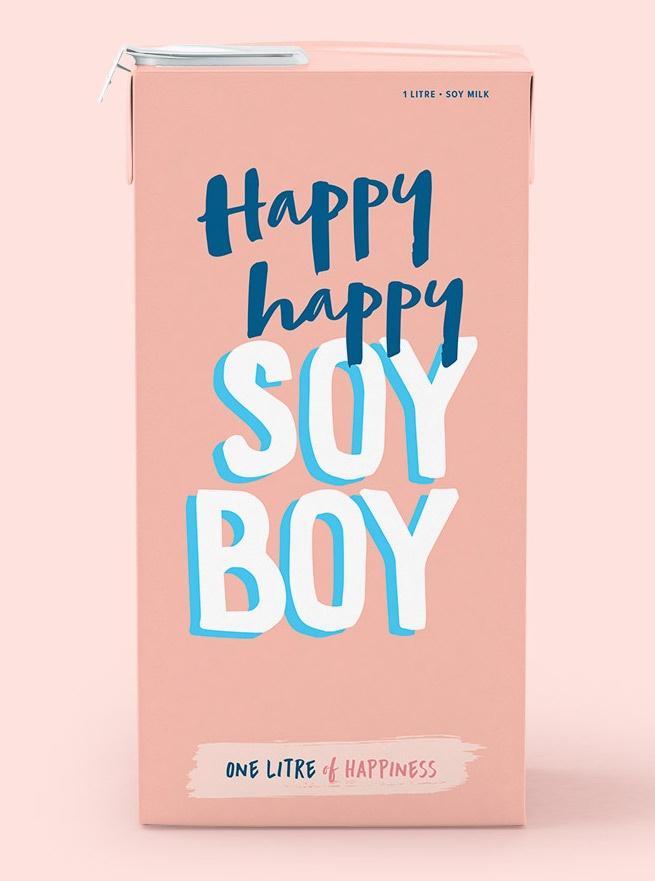 Happy Happy Milk SoyBoy 1L Soy Boy