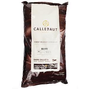 Callebaut Chocolate Couverture Callets Dark Bittersweet 53%