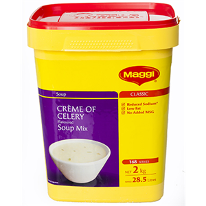 6 X Soup Creme Of Celery 2Kg