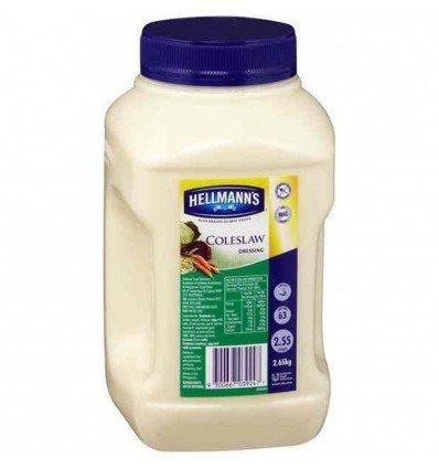 4 X Hellmanns Dressing Coleslaw 2.55L