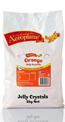 6 X Aeroplane Jelly Orange Crystals 2Kg