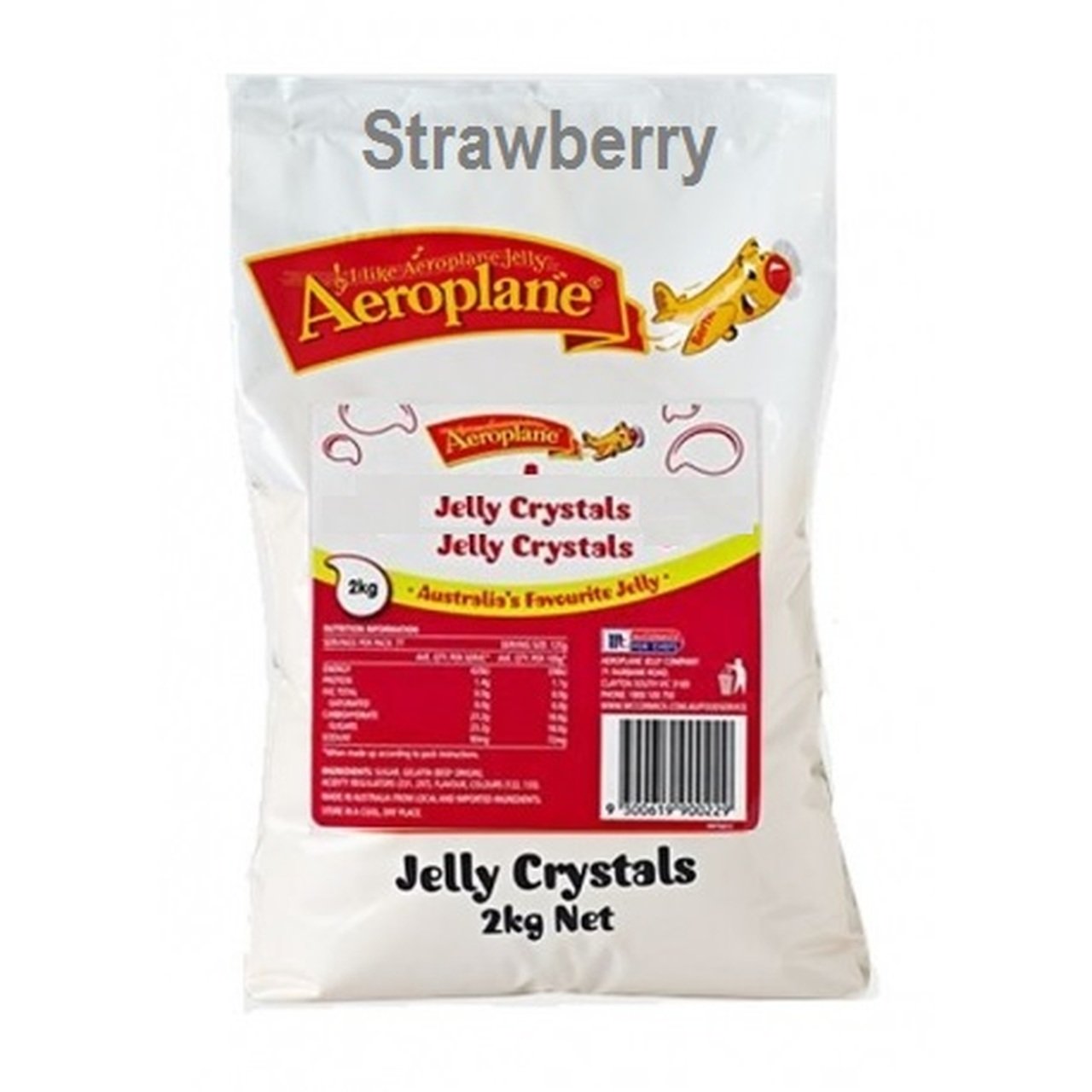 6 X Jelly Strawberry Crystals 2Kg