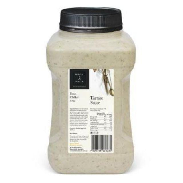 3 X Sauce Tartare Gluten Free  2.3 KgBirch/Waite