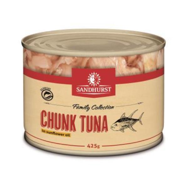 Tuna Chunks In Sunflower Oil  425 Grsandhurst