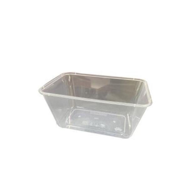 10 X Container Rectangle Plastic 1000Ml Microwavable Catchoice
