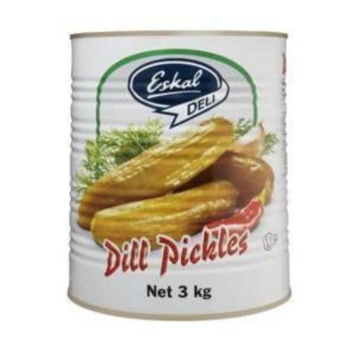 4 X Eskal Pickles Dill 3Kg