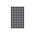 200 Paper Greaseproof Gingham 19 X 31Cm Black 10Pkt/Ctn