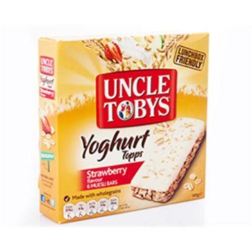 6 Muesli Bars Strawberry Yoghurt Top