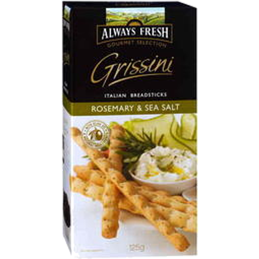 Grissini Rosemary & Sea Salt 125G