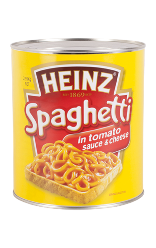 3 X Spaghetti In Tomato & Cheese Sauce 2.95Kg