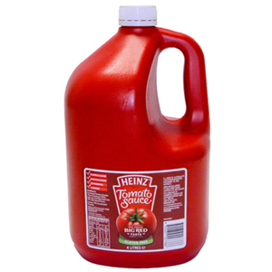 3 X Heinz Sauce Tomato Big Red 4L