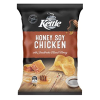 Kettle Potato Chips Honey Soy Chicken Gluten Free 18 X 45G