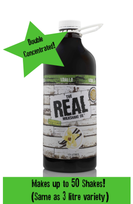 Real Topping Vanilla Milkshake 1.5L