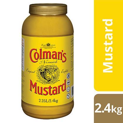 2 X ColmanS Mustard English 2.4Kg