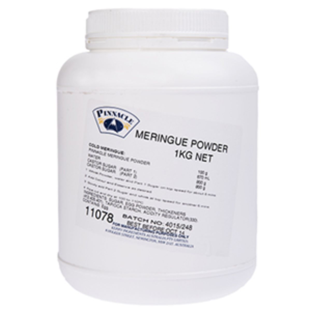 Pinnacle Meringue Powder 1Kg