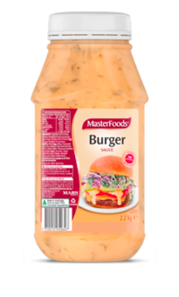 Masterfoods Sauce Burger 2.2 Kg