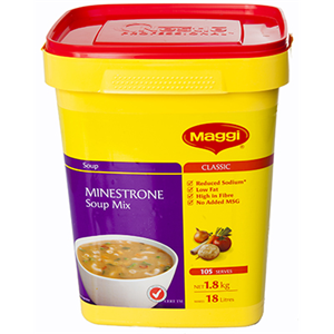 6 X Soup Minestrone 1.8Kg
