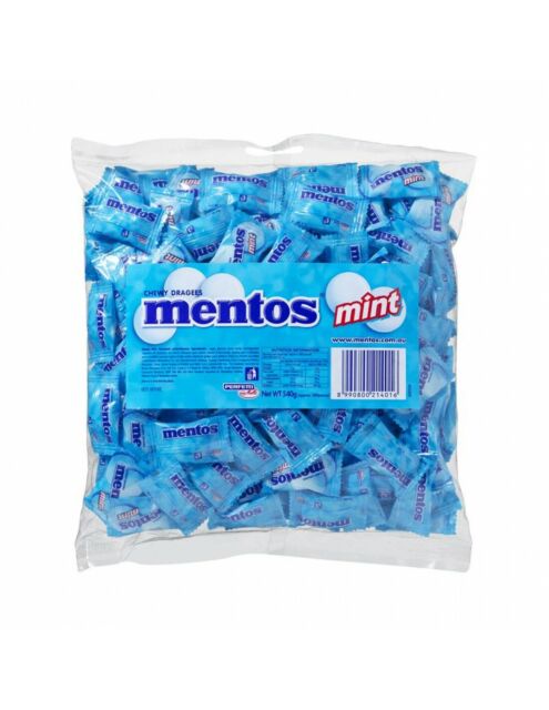 12 X Mentos Pillow Pack Mint 540G