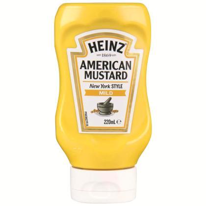 8 x  220G Heinz American Style Mustard