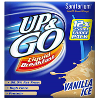 Up & Go Strawberry Milk 12 X 250Ml