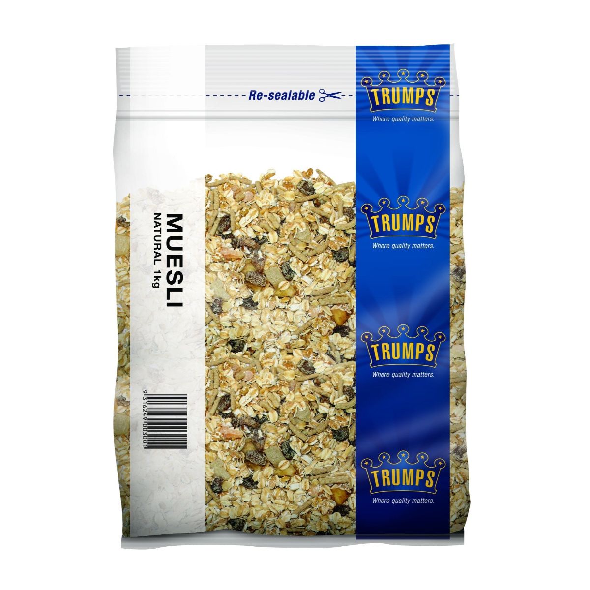 10 X Trumps Muesli Natural 1Kg