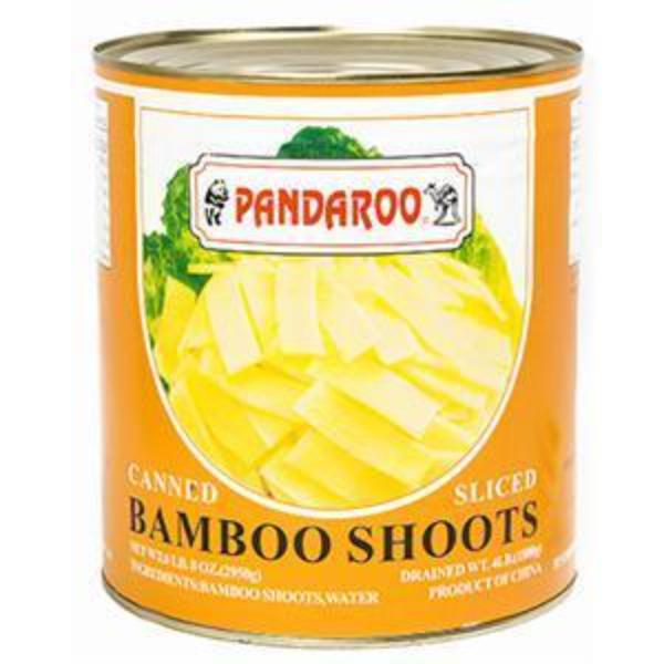 Canned Sliced Bamboo Shoots Slices - 2.95Kg Can
