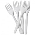 Plastic Forks White 100 Pack