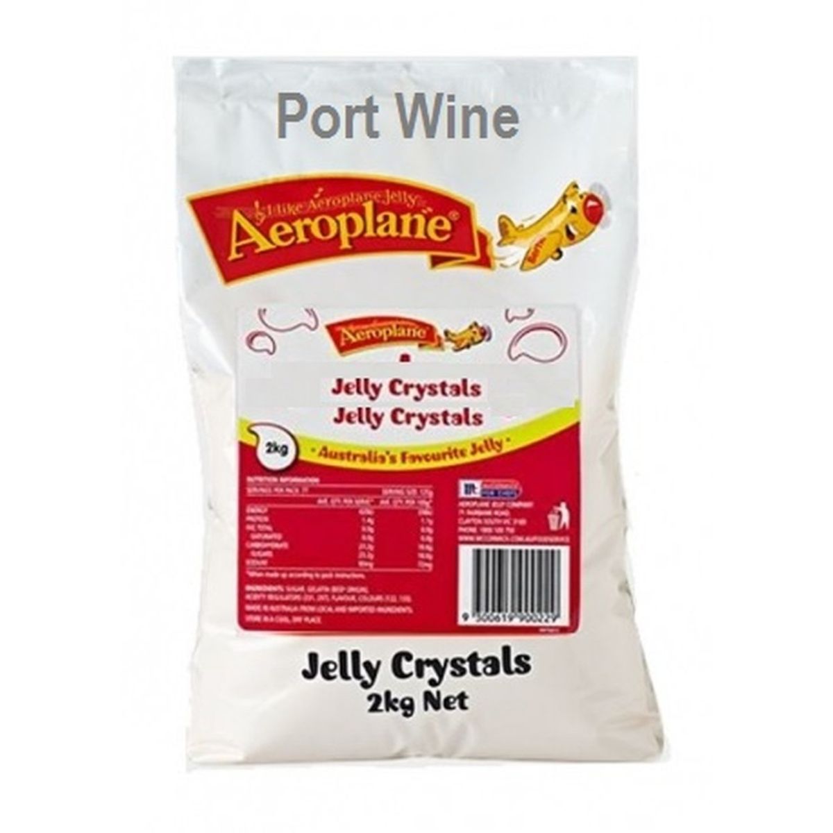 6 X Aeroplane Jelly Port Wine 2 Kg