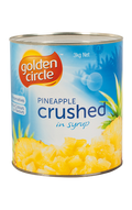3 X  Pineapple Crushed In Syrup 3Kg