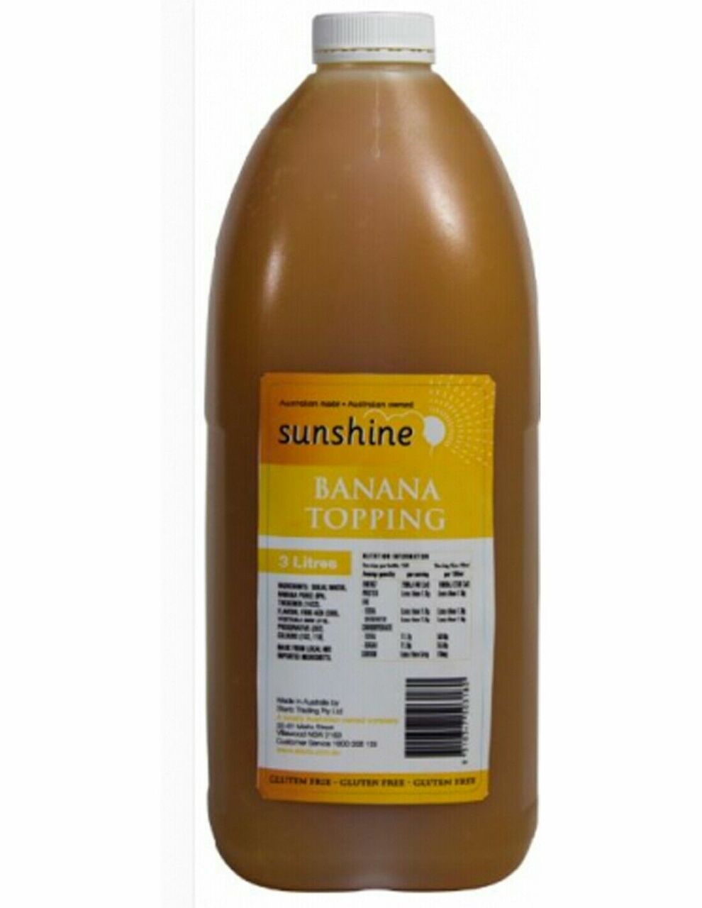 4 X Sunshine Topping Banana 3L