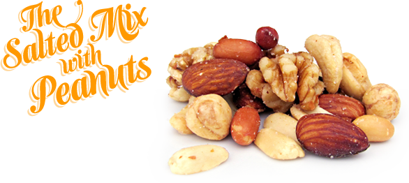 12 X Mixed Nuts With Peanuts Roasted & Salted