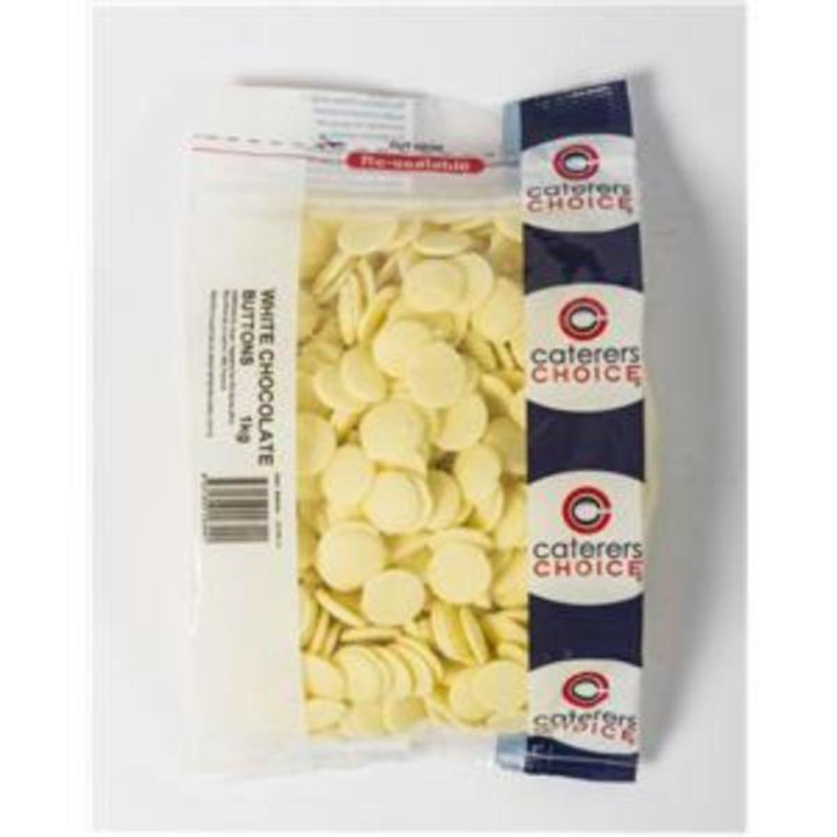 Snowhite Chocolate Buttons White 1Kg