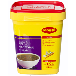 Maggi Soup Spring Vegetable Gluten Free 1.9Kg