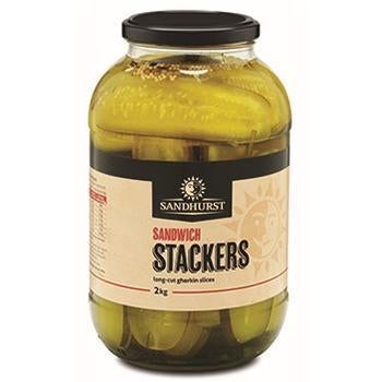 Gherkins Sandwich Stackers 2 Kg