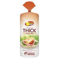6 X Sunrice Rice Cakes Original Thick 150G