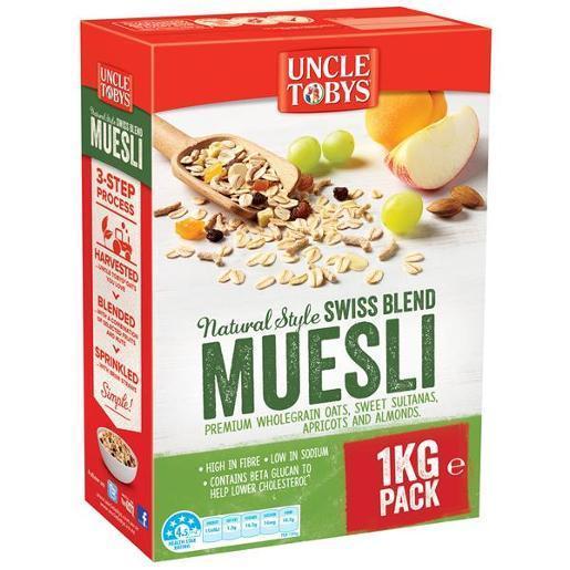 Muesli Natural Swiss Blend 1Kg